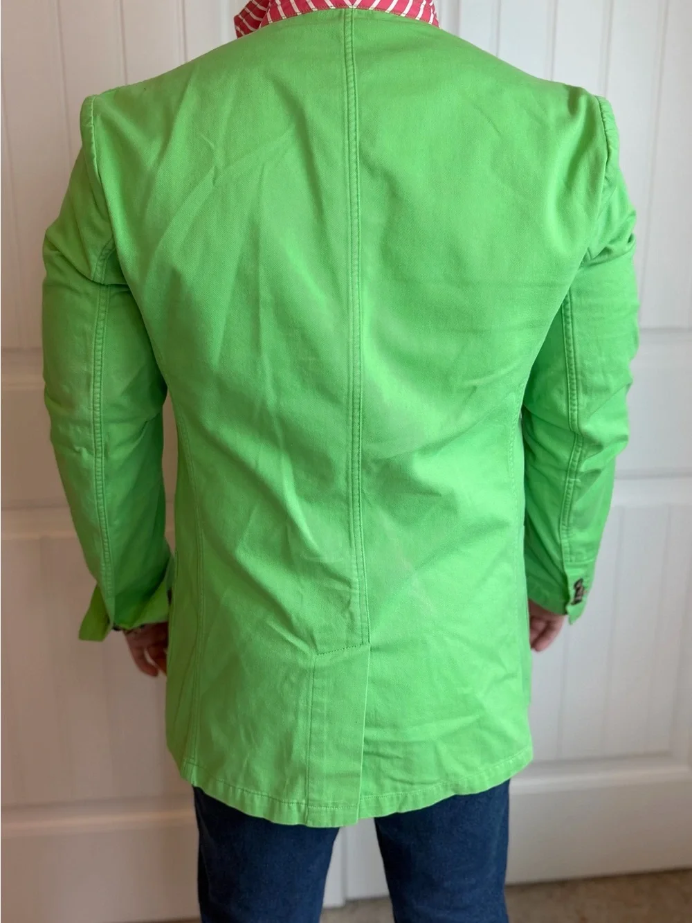 Vicomte Paris Palm Beach Lime Green Cotton Sports | Surgeon’s Cuffs | Large
